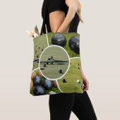 Lawn Bowls Five Afbeelding Photo Collage, Canvas t Tote Bag (Dichtbij)