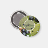 Lawn Bowls Five Afbeelding Photo Collage, Magnet (Voorkant / Achterkant)