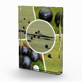 Lawn Bowls Five Afbeelding Photo Collage, Photoblo Fotoblokken (Rechts)