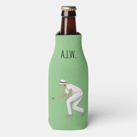 Lawn Bowls Flesjeskoeler (Fles Voorkant)