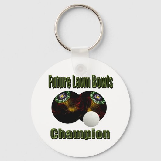 Lawn Bowls Future Champ, Keyring Sleutelhanger (Voorkant)