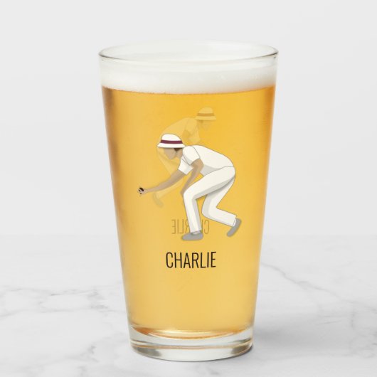 Lawn Bowls Glas (Voorkant gevuld)