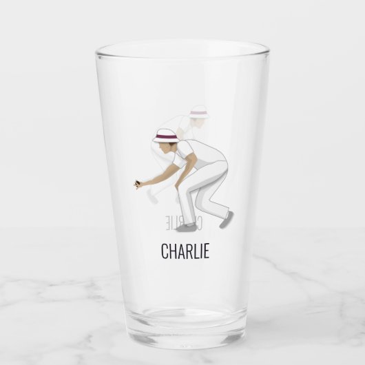 Lawn Bowls Glas (Voorkant)