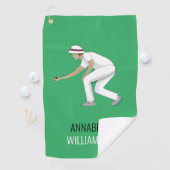 Lawn Bowls Golfhanddoek (Insitu)