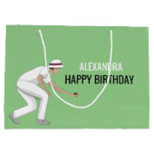 Lawn Bowls Groot Cadeauzakje (Achterkant)