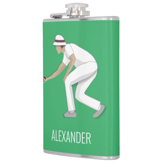 Lawn Bowls Heupfles (Links)