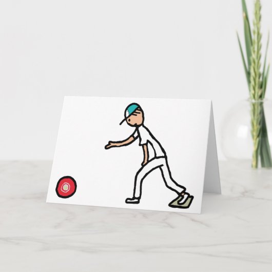 Lawn Bowls Kaart (Voorkant)
