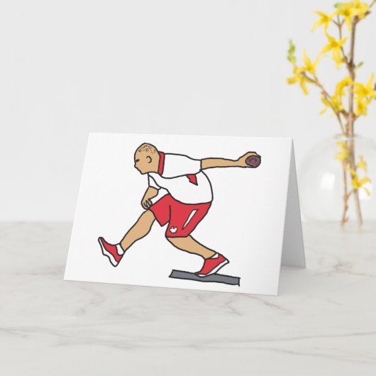 Lawn Bowls Kaart (Gele Bloem)