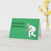 Lawn Bowls Kaart (Gele Bloem)