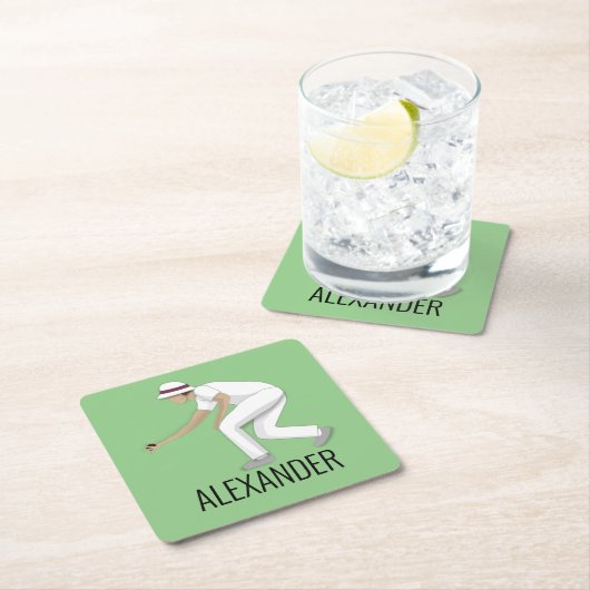 Lawn Bowls Kartonnen Onderzetters (Insitu)