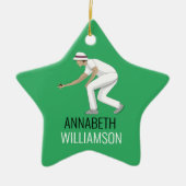 Lawn Bowls Keramisch Ornament (Voorkant)