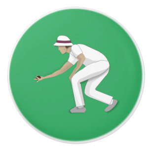Lawn Bowls Keramische Knop