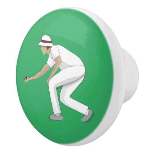 Lawn Bowls Keramische Knop (Rechts)