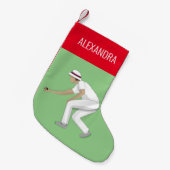 Lawn Bowls Kleine Kerstsok (Voorkant (Hangend))