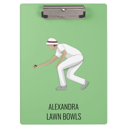 Lawn Bowls Klembord (Voorkant)