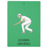 Lawn Bowls Klembord (Achterkant)