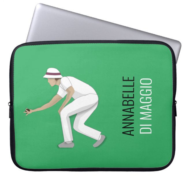 Lawn Bowls Laptop Sleeve (Voorkant)