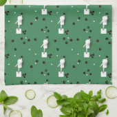 Lawn Bowls Legends  Theedoek (Gevouwen)