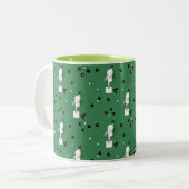 Lawn Bowls Legends Tweekleurige Koffiemok (Voorkant links)