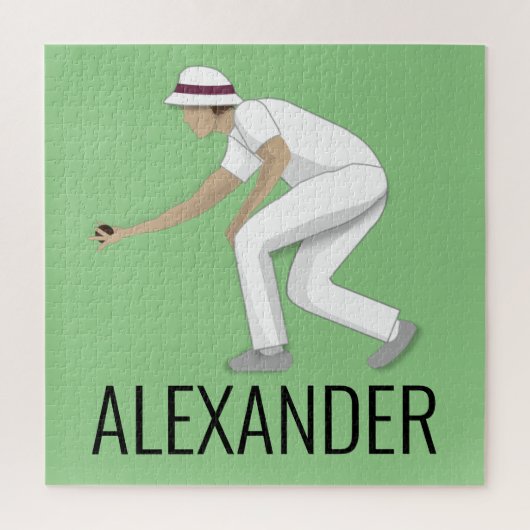 Lawn Bowls Legpuzzel (Verticaal)