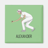 Lawn Bowls Magneet (Voorkant)
