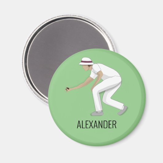 Lawn Bowls Magneet (Voorkant / Achterkant)