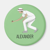 Lawn Bowls Magneet (Voorkant)