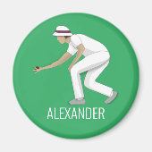 Lawn Bowls Magneet (Voorkant)