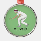 Lawn Bowls Metalen Ornament (Voorkant)