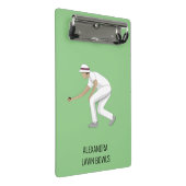 Lawn Bowls Mini Klembord (Schuin)