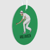 Lawn Bowls Ornament (voorkant)
