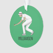 Lawn Bowls Ornament (voorkant)