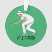 Lawn Bowls Ornament (voorkant)