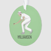 Lawn Bowls Ornament (voorkant)