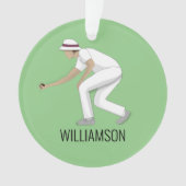 Lawn Bowls Ornament (voorkant)