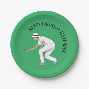 Lawn Bowls Papieren Bordje