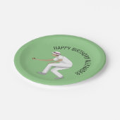 Lawn Bowls Papieren Bordje (Gekanteld)