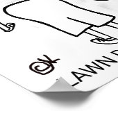 Lawn Bowls People Poster (Hoek)