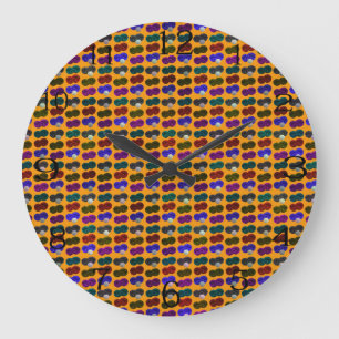 Lawn Bowls Pop Art Pattern Grote Klok