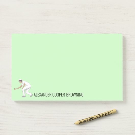 Lawn Bowls Post-it® Notes (Op bureau)