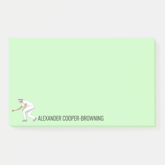 Lawn Bowls Post-it® Notes (Voorkant)