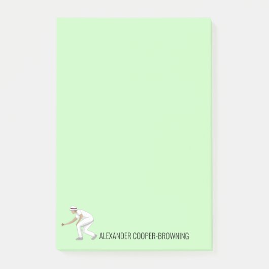Lawn Bowls Post-it® Notes (Voorkant)