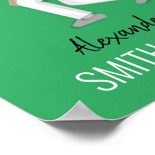 Lawn Bowls Poster (Hoek)