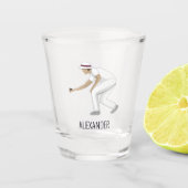 Lawn Bowls Shot Glas (Voorkant)