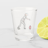 Lawn Bowls Shot Glas (Achterkant)