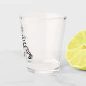 Lawn Bowls Shot Glas (Rechts)