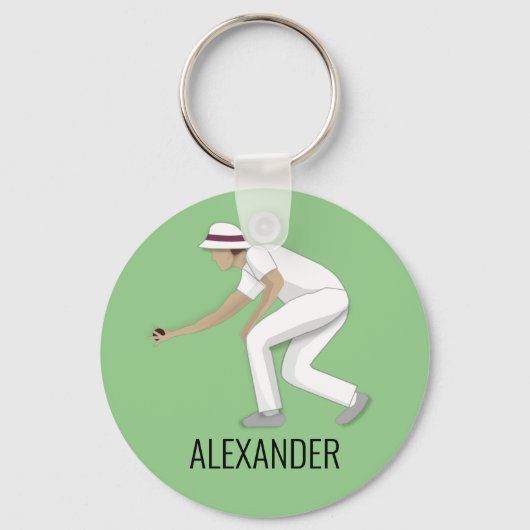Lawn Bowls Sleutelhanger (Voorkant)