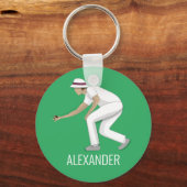 Lawn Bowls Sleutelhanger (Voorkant)