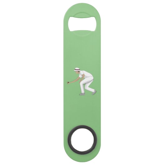 Lawn Bowls Speed Flessenopener (Voorkant)