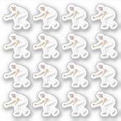 Lawn Bowls Sticker (Voorkant)